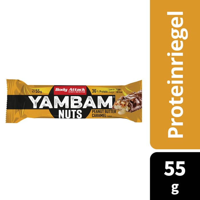 BodyAttack YAMBAM NUTS Proteinriegel